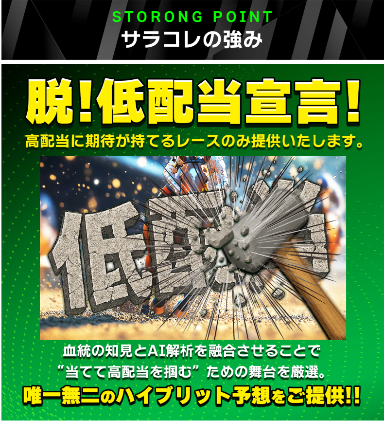 サラコレの特徴