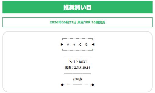ウマくるの無料予想