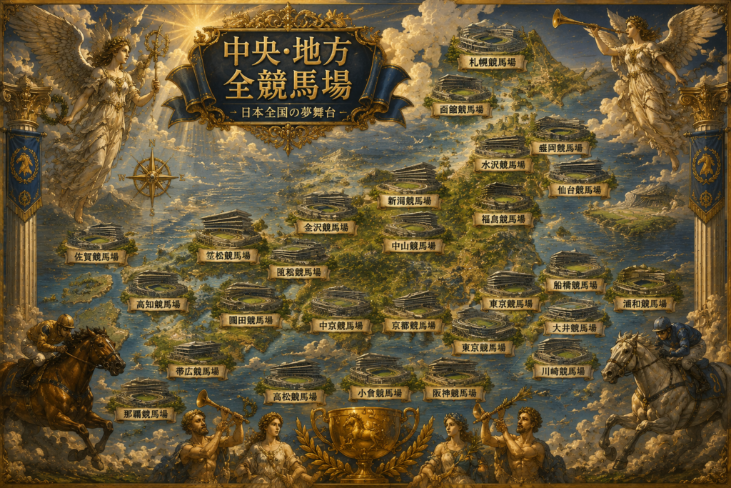 全国の競馬場