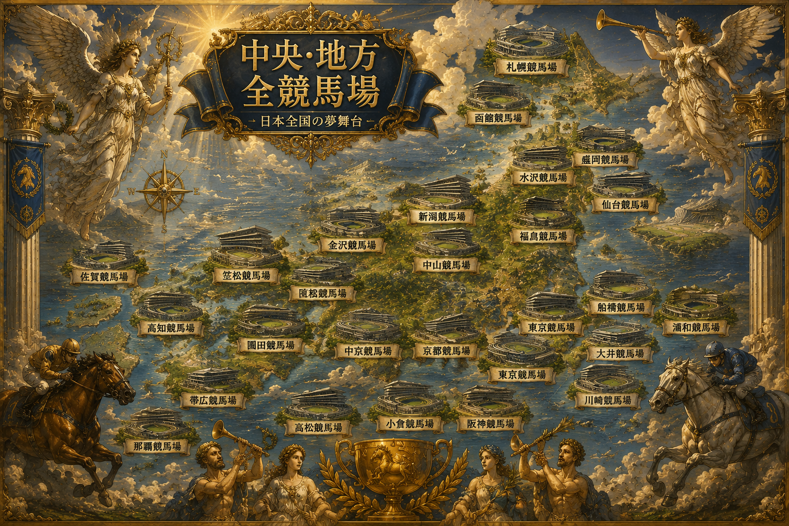 全国の競馬場